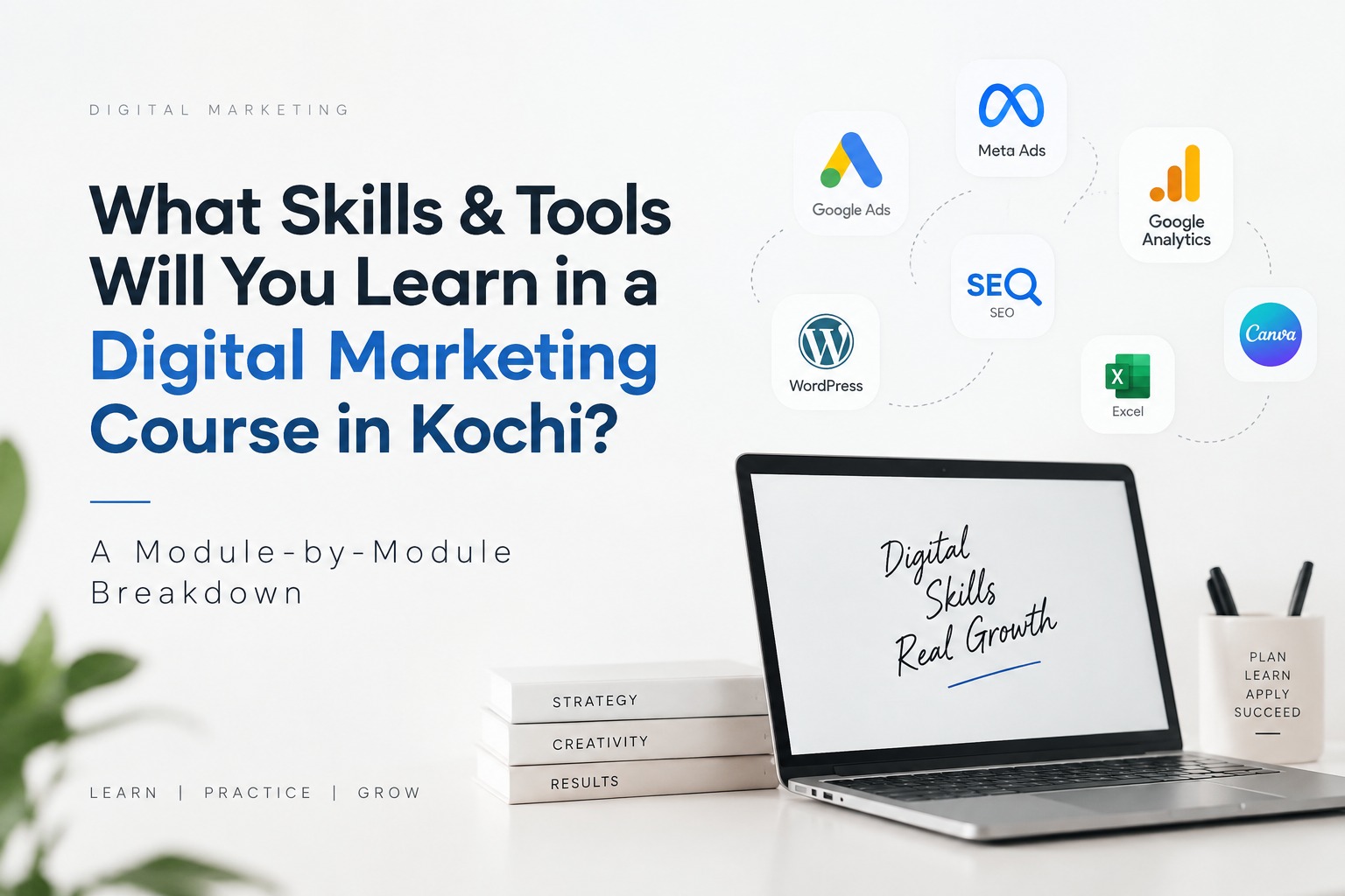 What Skills & Tools Will You Learn in a Digital Marketing Course in Kochi? A Module-by-Module Breakdown