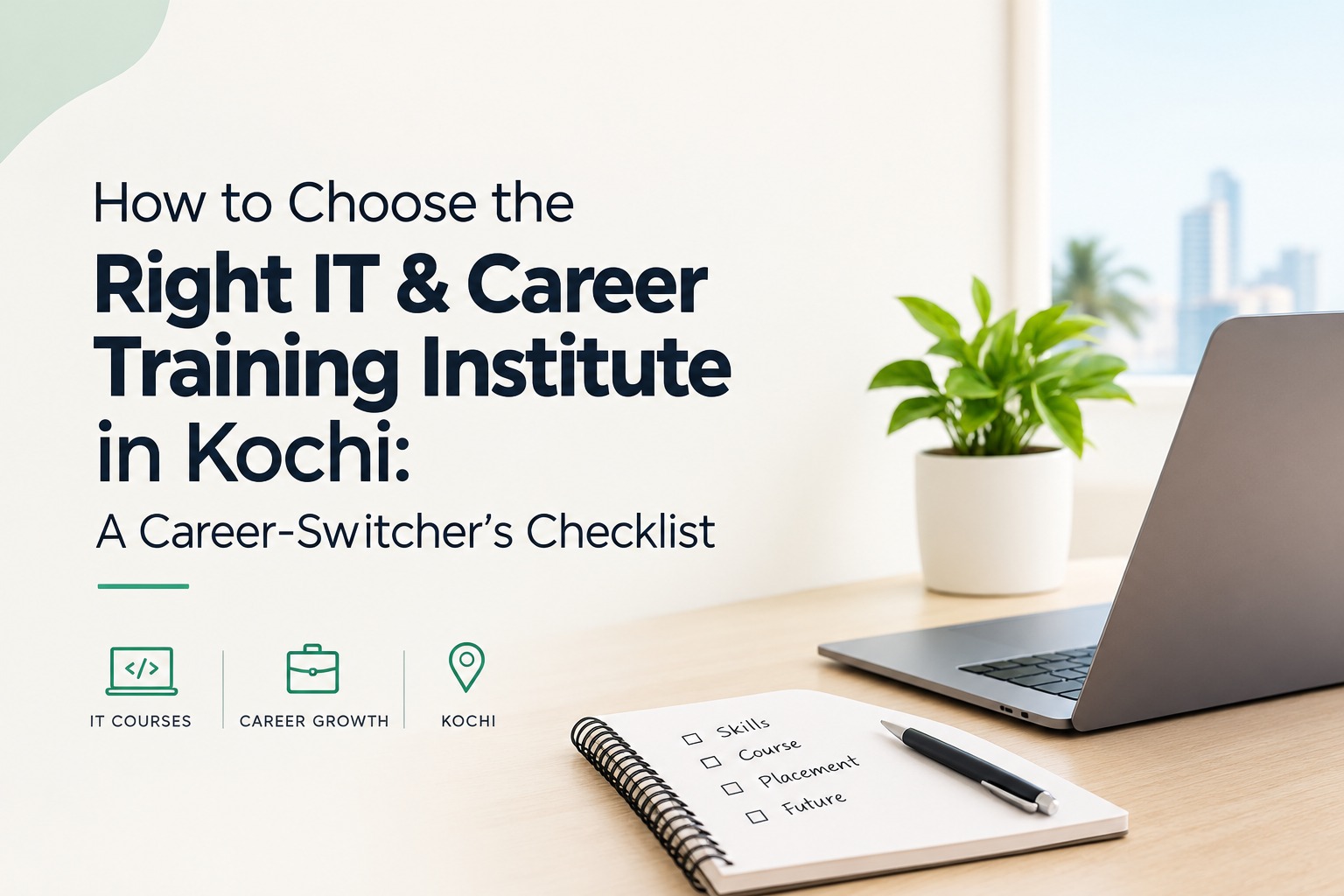 How to Choose the Right IT & Career Training Institute in Kochi: A Career-Switcher's Checklist