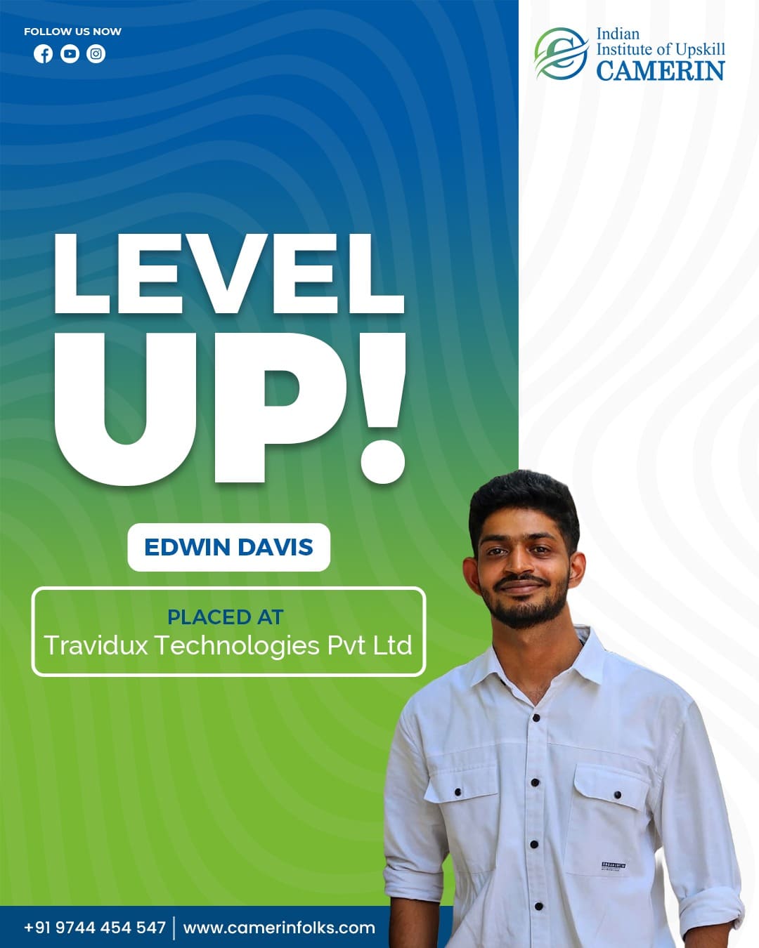 Edwin - Successful Job Placement