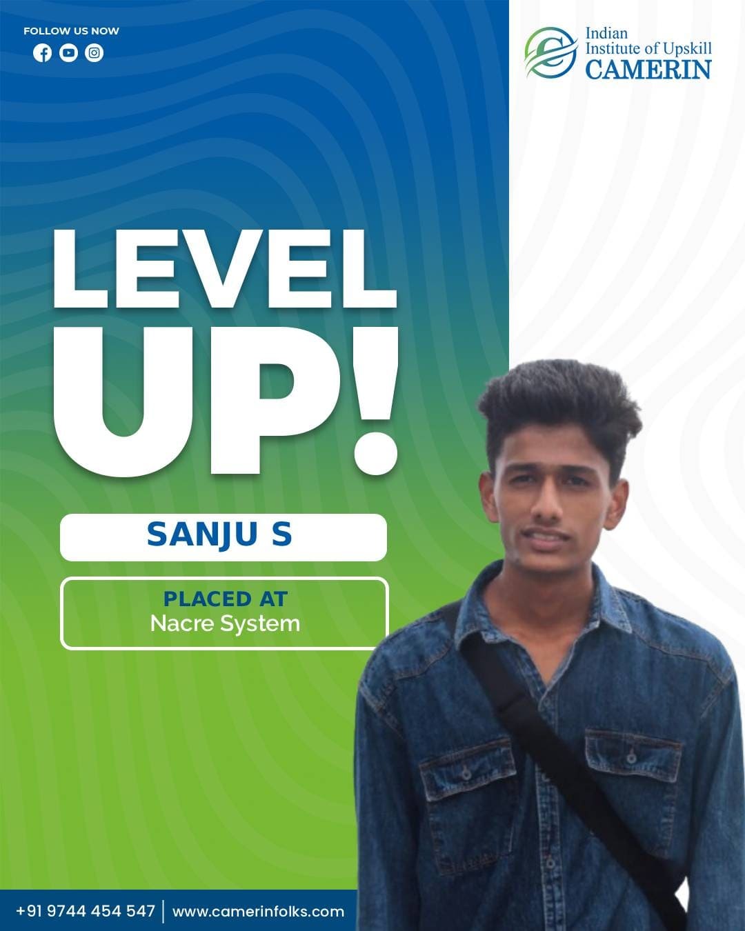 Sanju  - Successful Job Placement