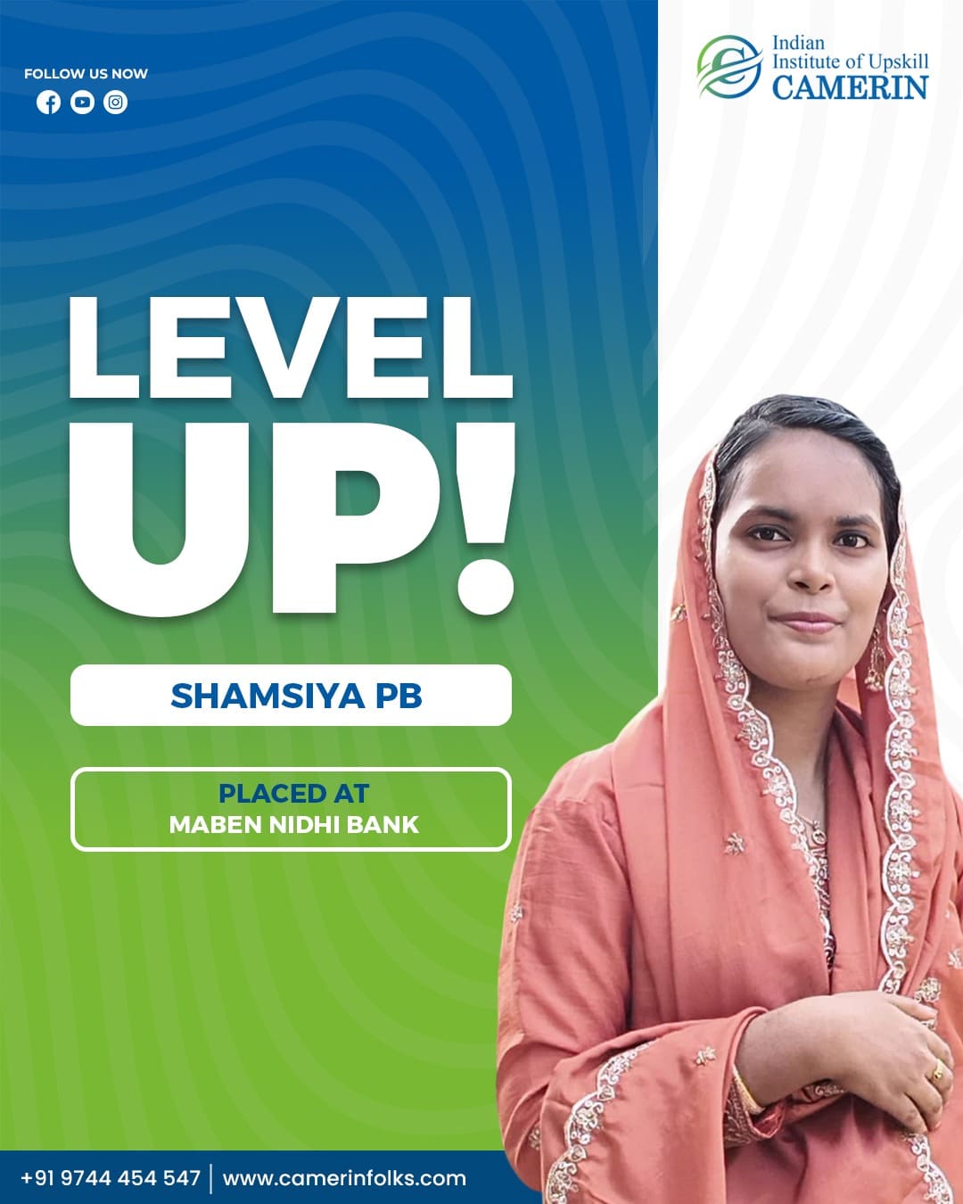 Shamsiya P B  - Successful Job Placement